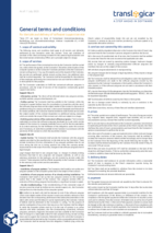 General terms and conditions for support service - As of: 7 July 2025